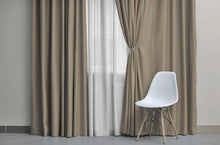 Load the image into the gallery, Beige magnetic curtain tieback