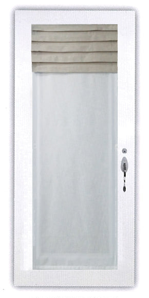 PAOMA curtain with magnetic rod for steel door